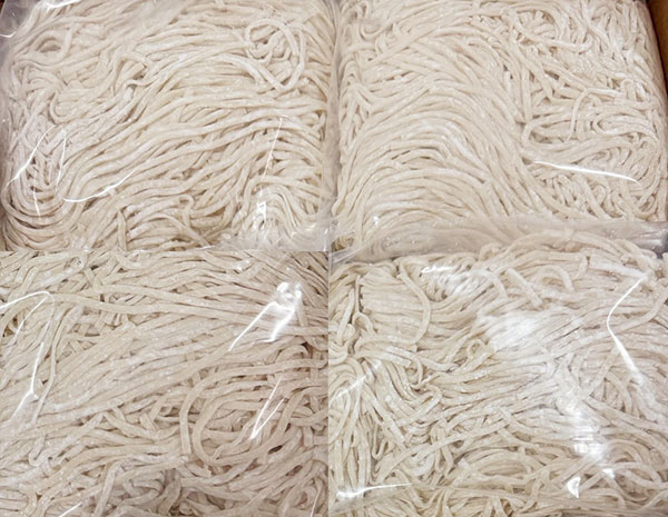 fresh Chinese white noodle ramen