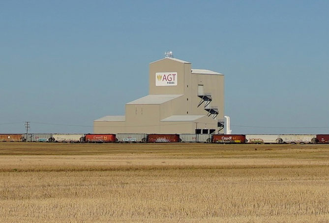wheat elevator in Saskacthewan